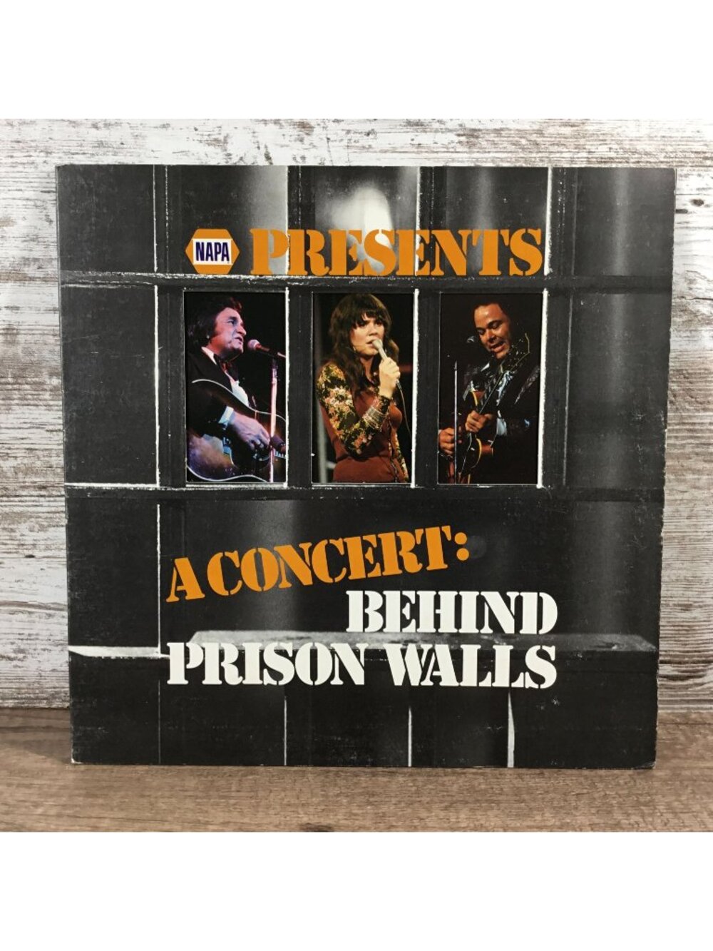 Napa Presents A Concert Behind Prison Walls Record Johnny Cash Linda Ronstadt &
